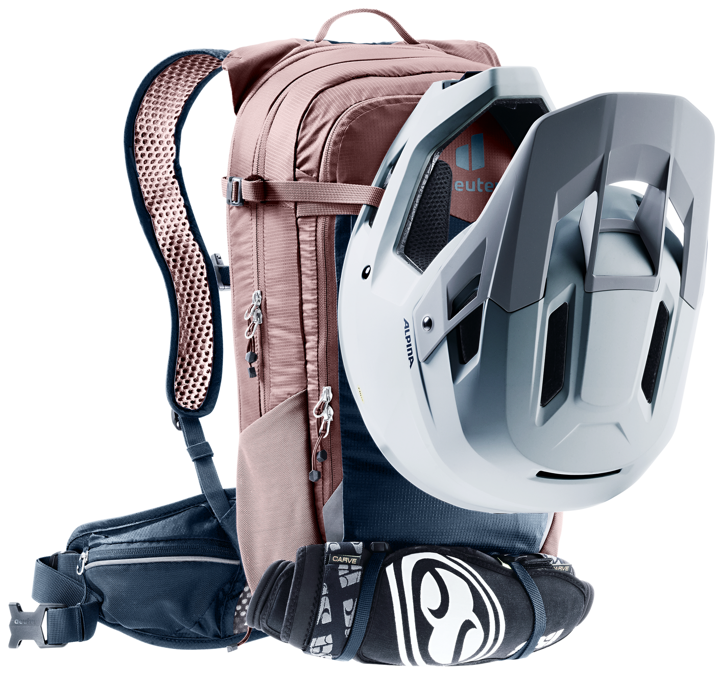 deuter Compact 14+3 Fahrradrucksack ink-ashrose