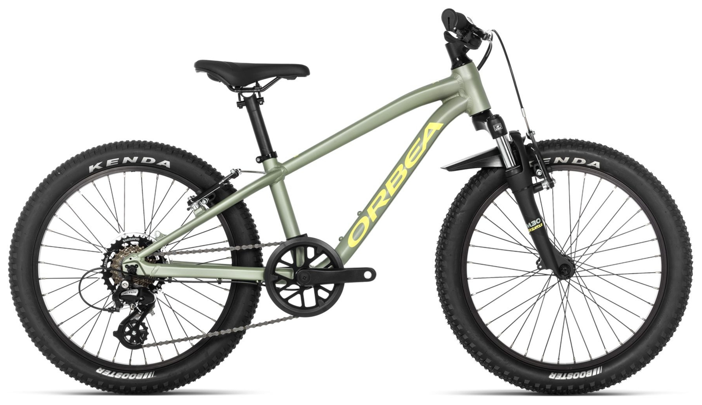 Orbea MX 20 XC Metallic Green Artichoke (Matt) - Yellow (Matt)