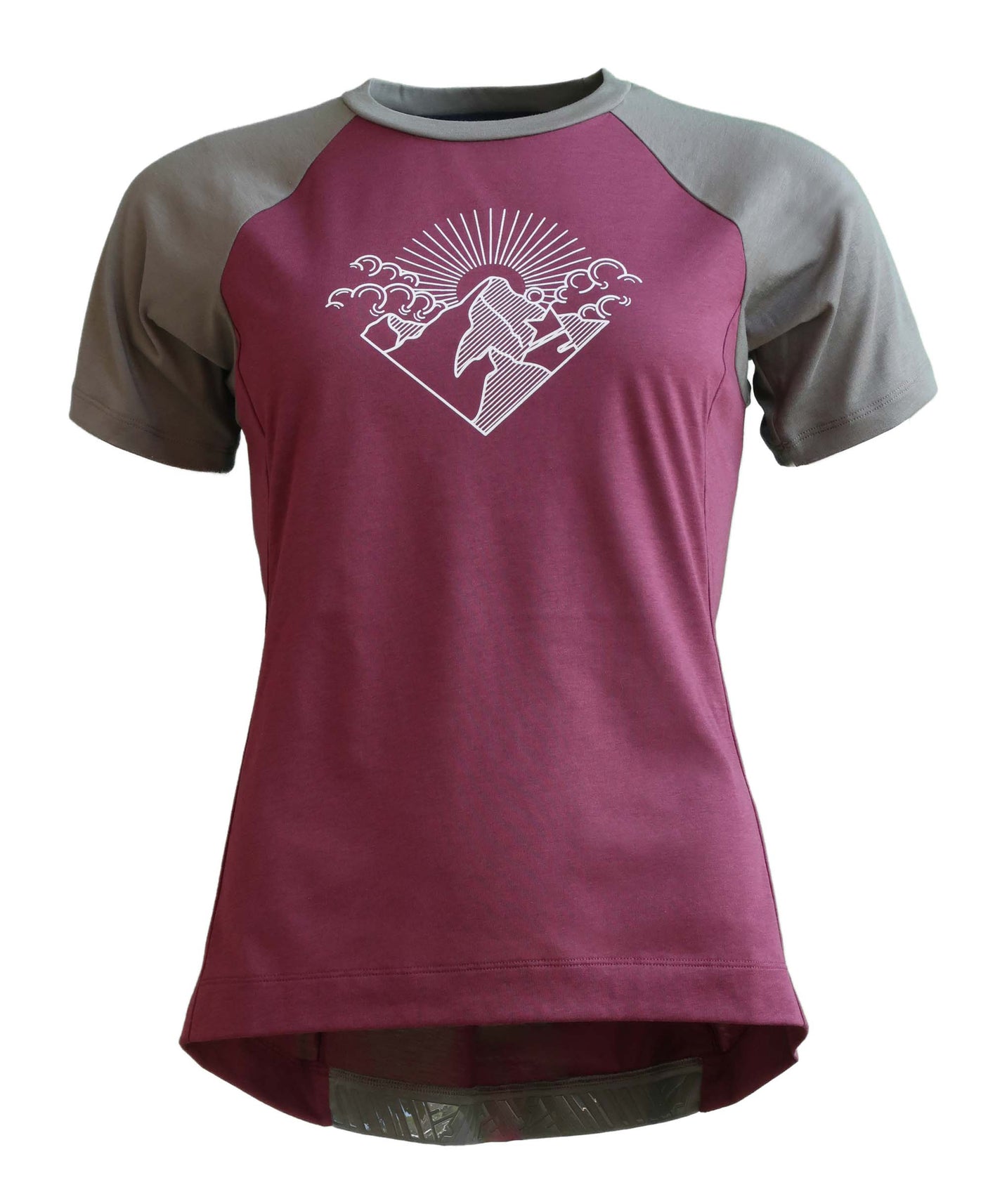 Zimtstern PureFlowz Shirt SS Wmns Windsor Wine/Dusty Olive