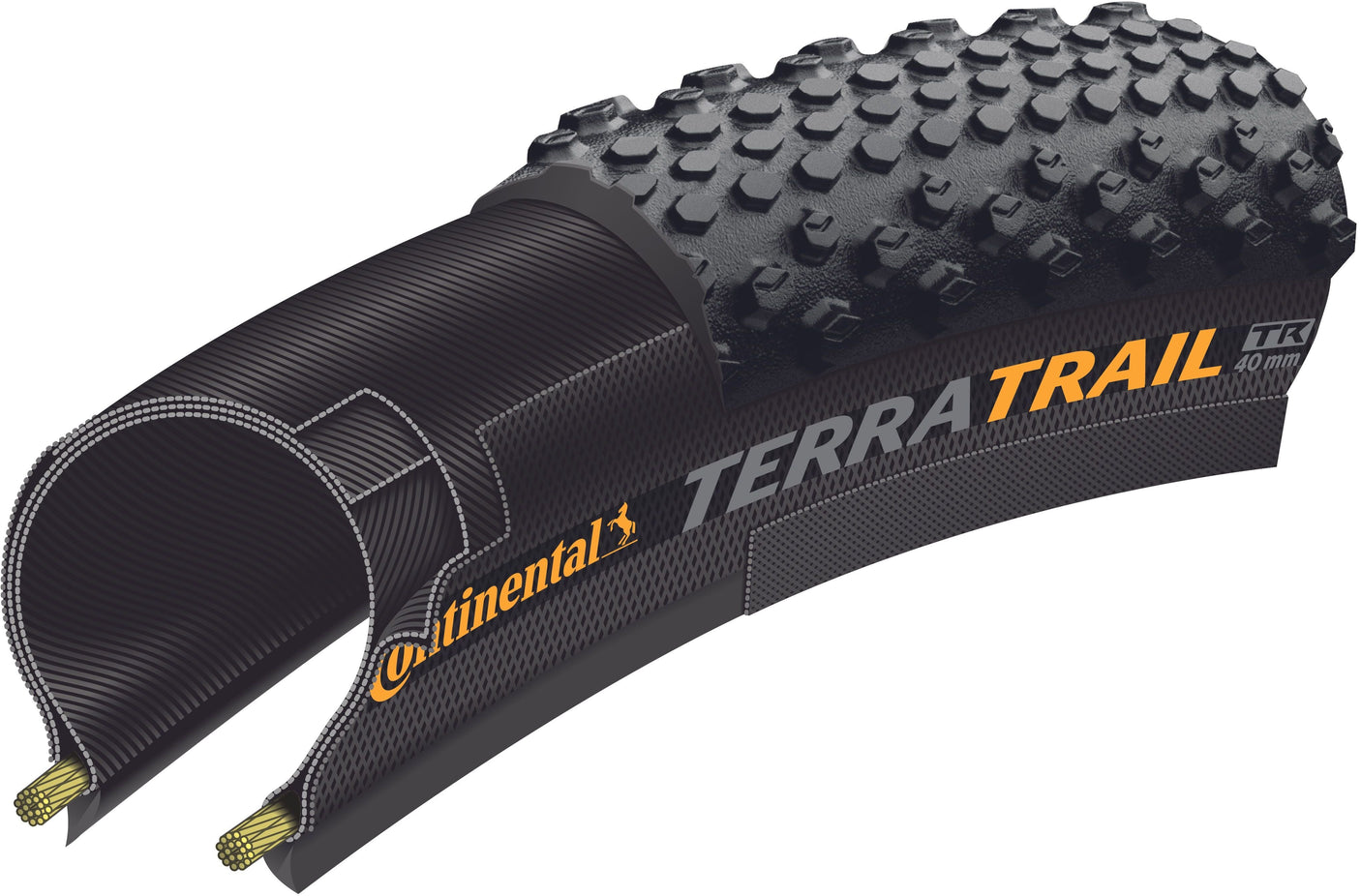 Continental Terra Trail ProTection Faltreifen 700x40C TLR schwarz