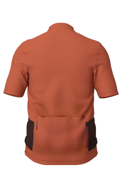 Cube GRAVEL Trikot Full Zip CARGO kurzarm red