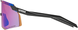 uvex Pace Stage Cv Radbrille Black Matt / Mirror Blue