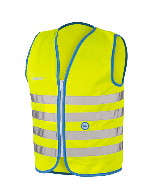 Wowow Sicherheitsweste Fun Jacket für Kinder gelb