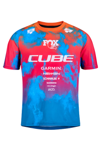Cube MTB Trikot ROOKIE X Actionteam kurzarm blue´n´pink´n´orange