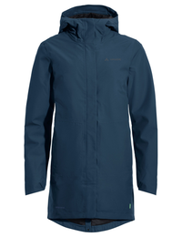 VAUDE Cyclist padded Parka II | Damen Fahrrad Winterjacke | blau – aktuelle Variante