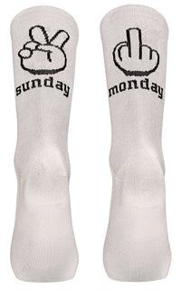 Northwave Sunday Monday Sock | Herren Fahrradsocken | White – aktuelle Variante
