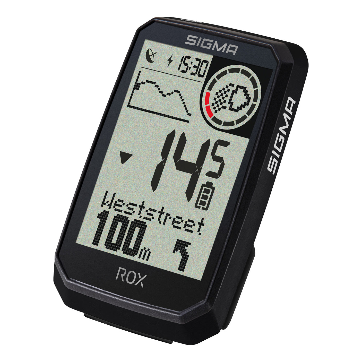 Sigma ROX 4.0 Endurance Navigationscomputer HR Set  schwarz