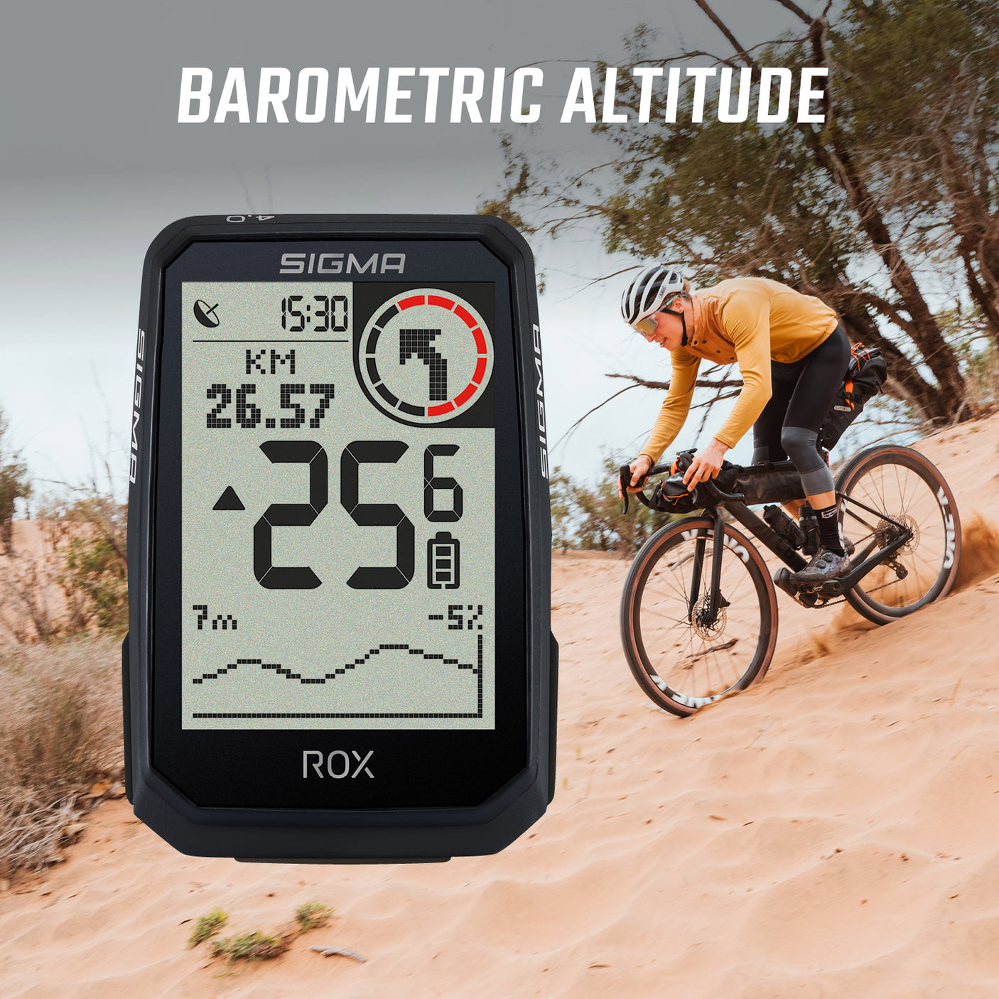 Sigma ROX 4.0 Endurance Navigationscomputer HR Set  schwarz