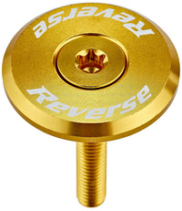 Reverse Steuersatzkappe gold