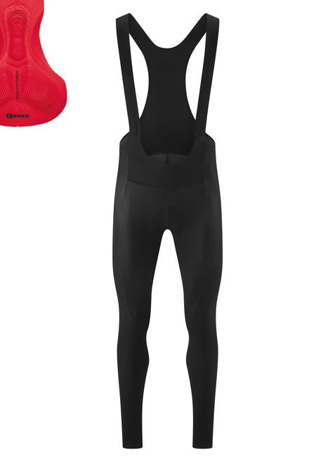 Gonso SITIVO Red Tight Bib Men Black/Fire