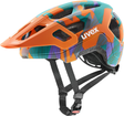uvex React Jr. Kinderhelm Papaya Camo Matt