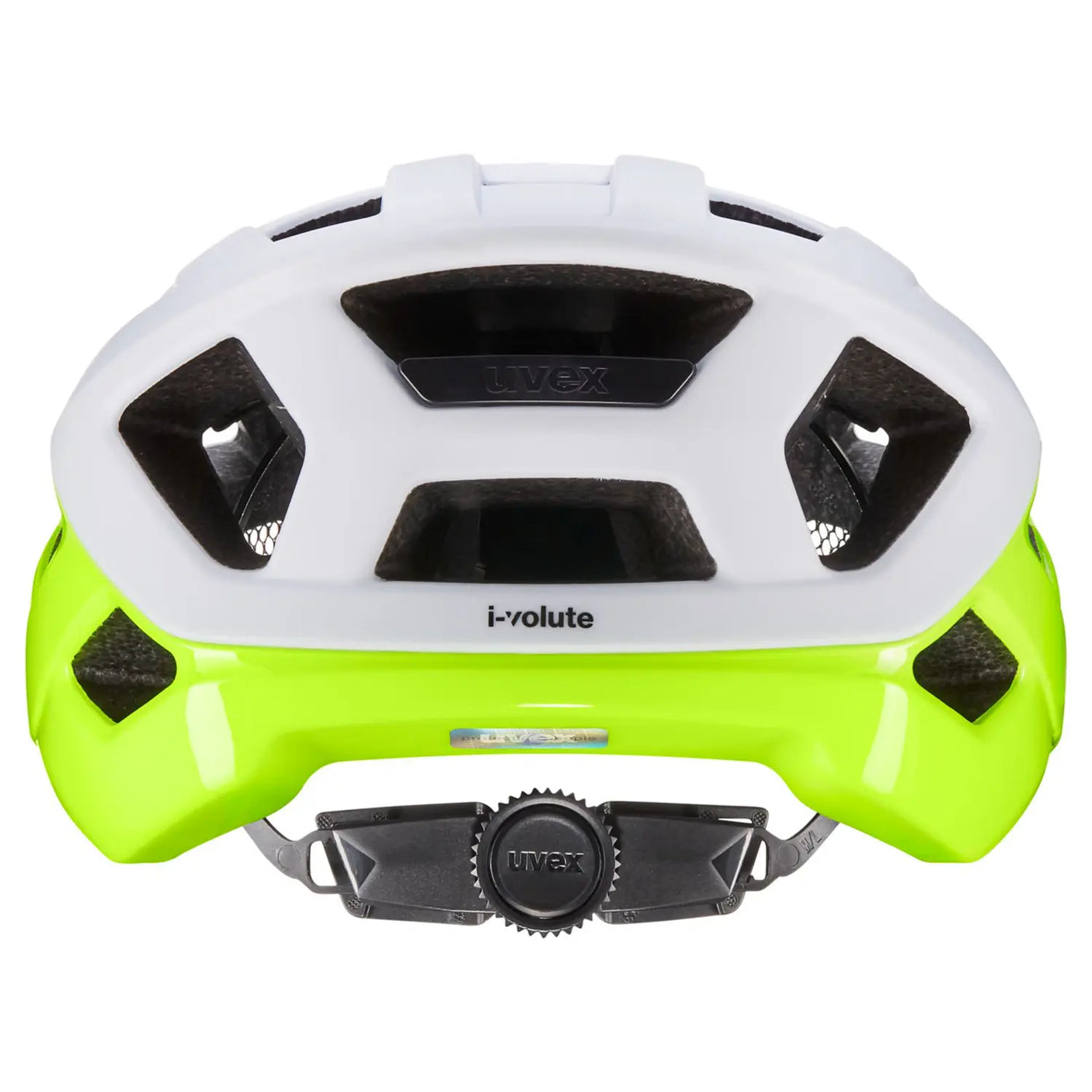 uvex I-Volute Rennrad-Helm White-Neon Yellow Matt