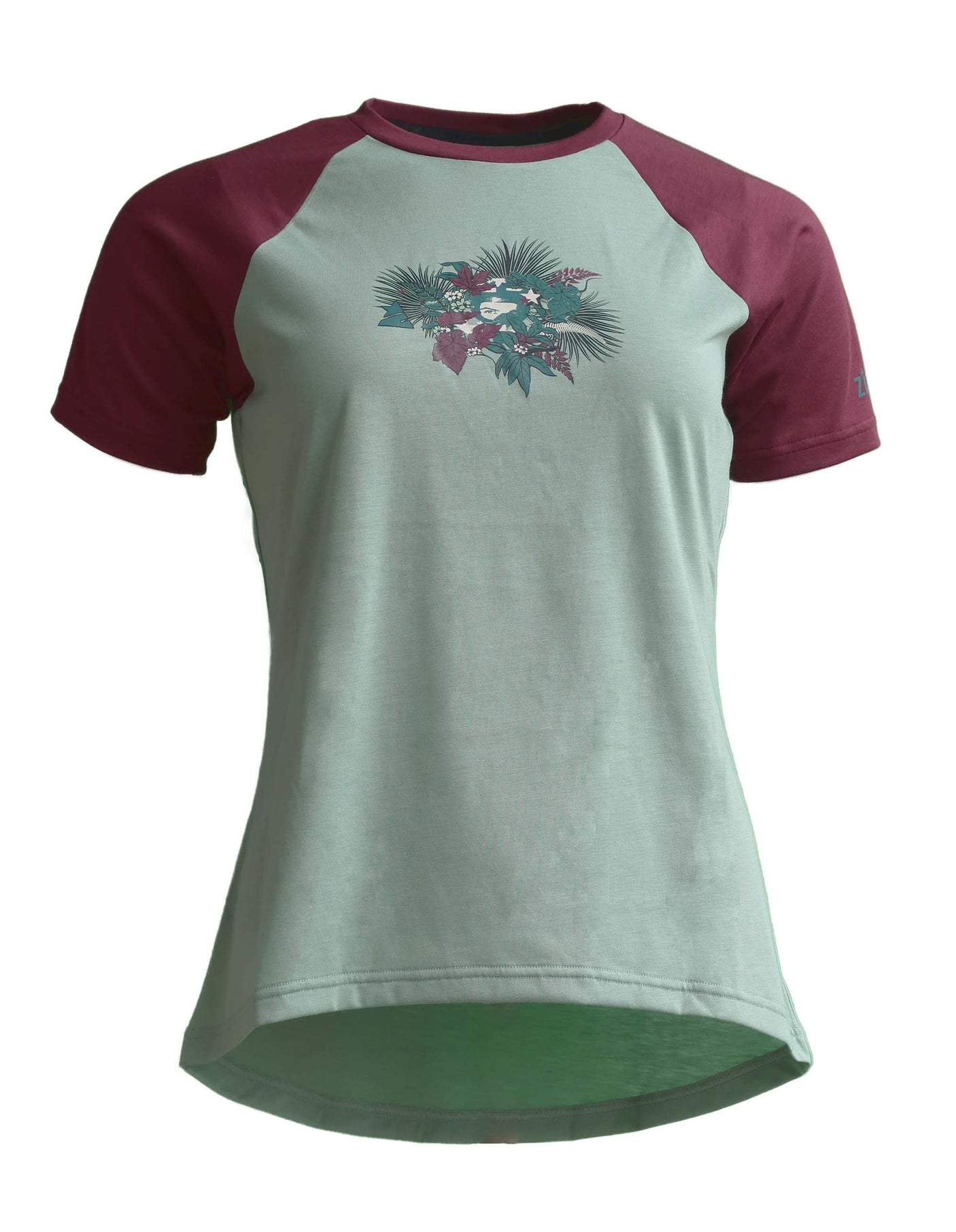 Zimtstern Riderz MTB TTee  Wmns Granite Green / Windsor Wine