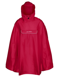 VAUDE Valdipino Poncho | Unisex Regenjacke | red uni – aktuelle Variante