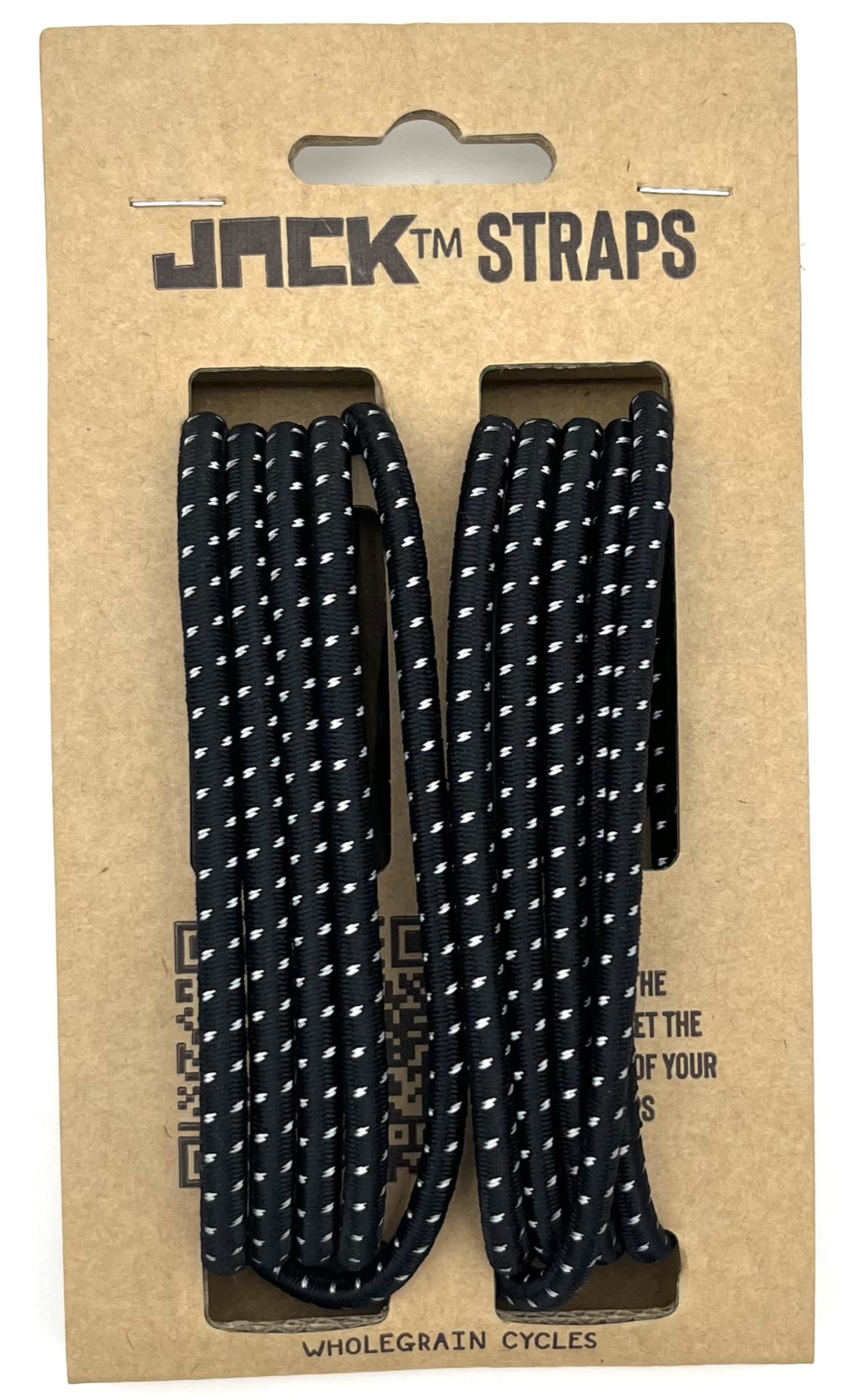 Jack The Bike Rack Straps Bungee Spannbänder black reflective