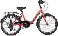 S'COOL chiX 20-K6 (2026) | 20 Zoll Kinderfahrrad | Coral/Dark Red – aktuelle Variante