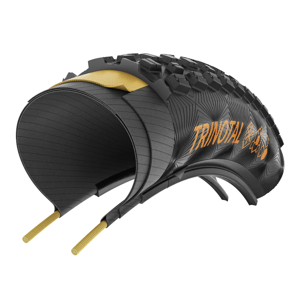 Continental Trinotal Trail Grip Falt 26" Faltreifen  schwarz / schwarz skin