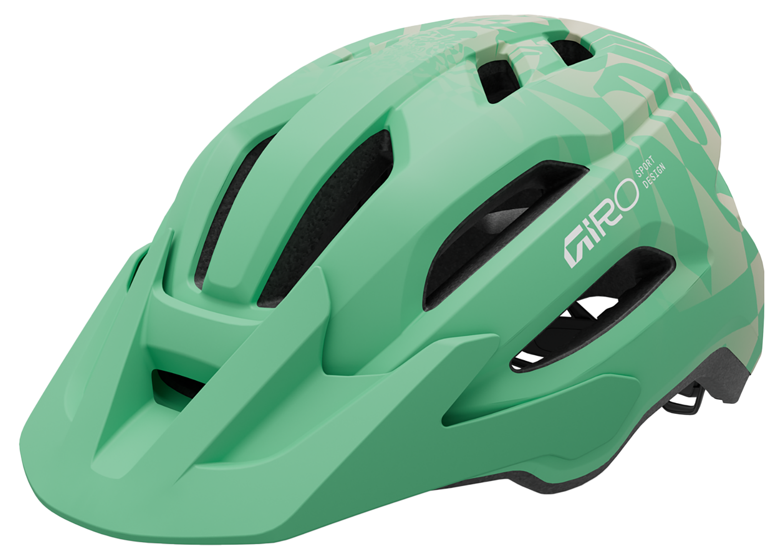 Giro Fixture II Y Jugend-Helm matte green rush