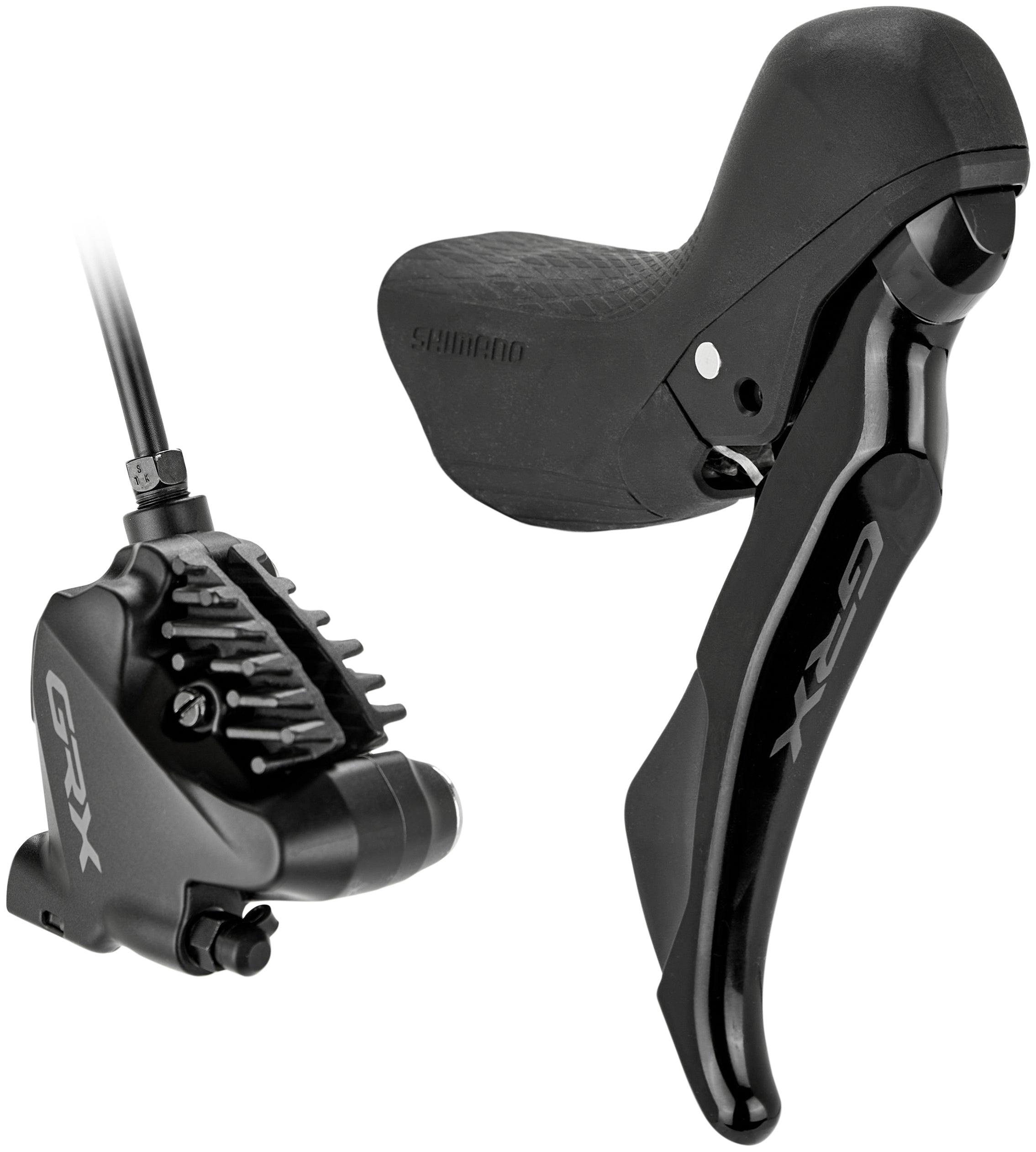 Shimano GRX ST-RX400/BR-RX400 Scheibenbremse Hinterrad 10-fach schwarz