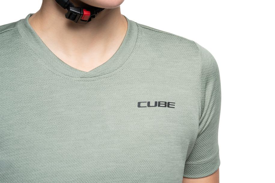 Cube GRAVEL WS Trikot kurzarm green