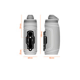 Fidlock Twist Bottle 590ml inkl. Base Fahrrad-Befestigung transparent/schwarz