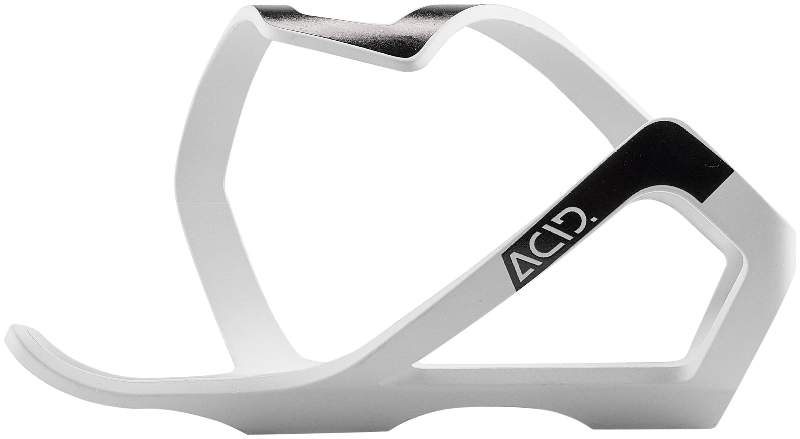 ACID Flaschenhalter HPP Left-Hand Sidecage matt white´n´glossy black
