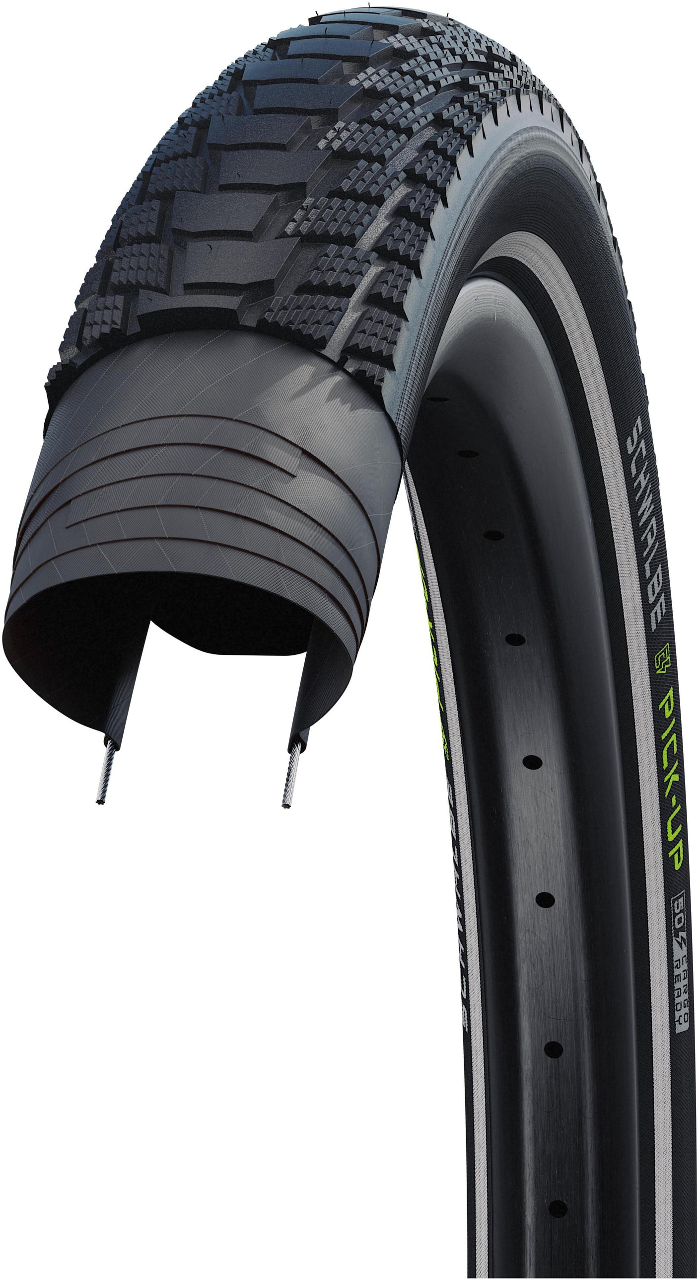 Schwalbe Pick-Up Performance Drahtreifen 26x2.60" Super Defense TwinSkin Reflex Addix schwarz
