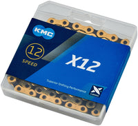 KMC X12 Ti-N Kette 12-fach gold/schwarz – aktuelle Variante