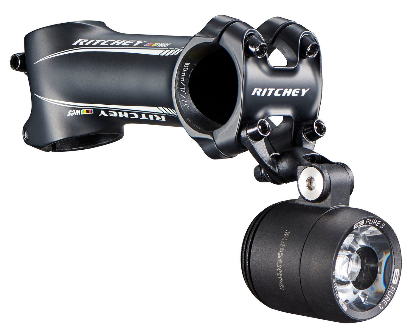 Ritchey Universal Stem Mount Supernova Vorbauhalterung C220/4-Axis44 Vorbauten schwarz