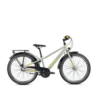 S'COOL troX Pro 24-N3 (2026) | 24 Zoll Kinderfahrrad | Pebble Grey/Yellow – aktuelle Variante