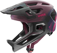 uvex React Jr. Fullface Kinderhelm | Cranberry Matt – aktuelle Variante