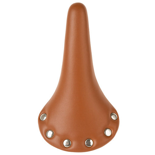 Point Rivet Sattel Saddle mit Nieten braun