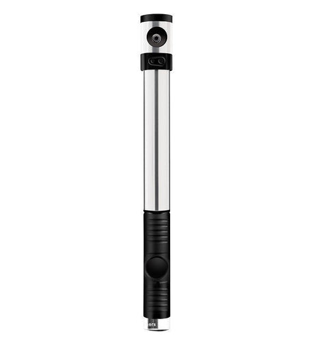 Crankbrothers Klic HP Handpumpe inkl. Rahmenhalter  silver
