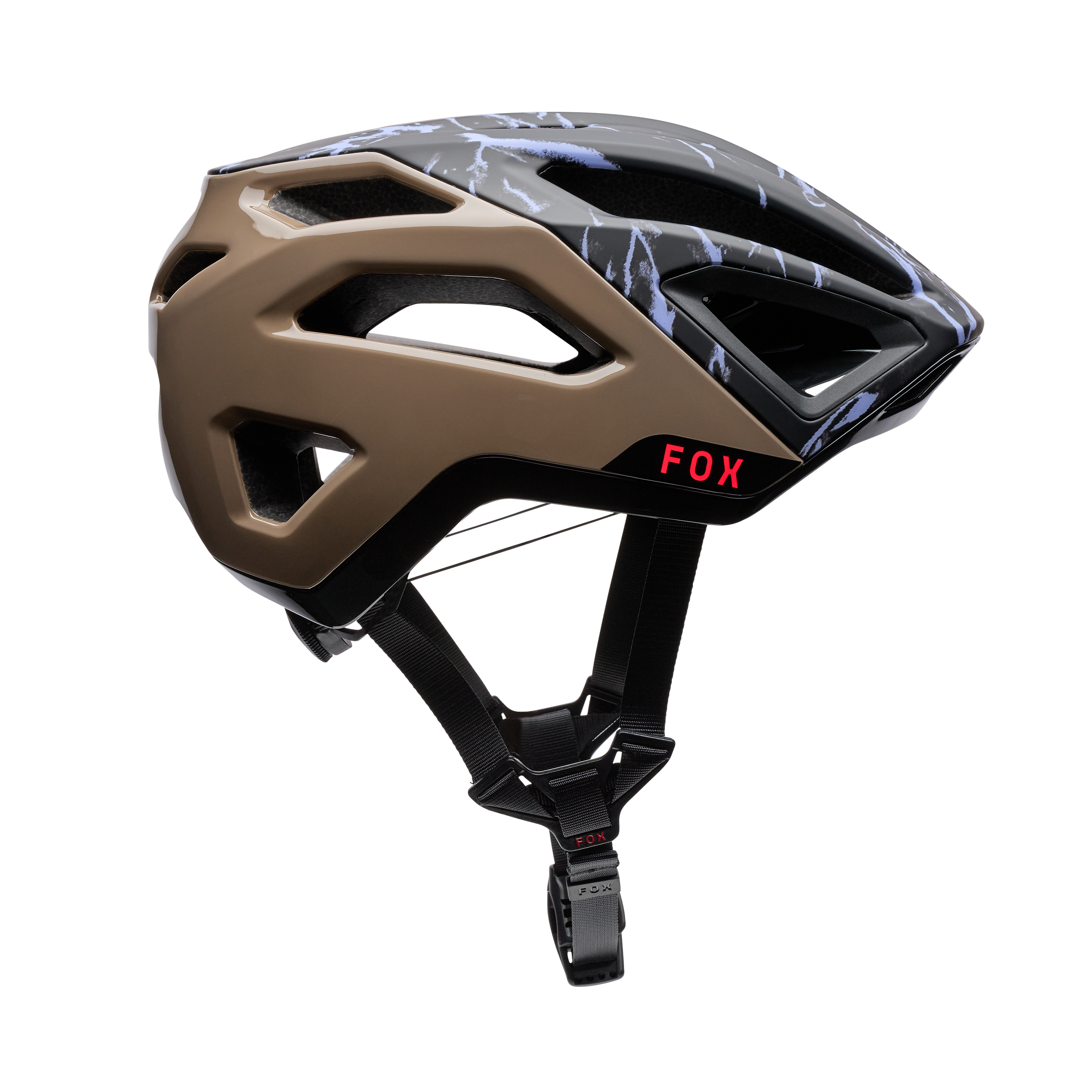 Fox Crossframe Pro Quest MTB-Helm Nutmeg