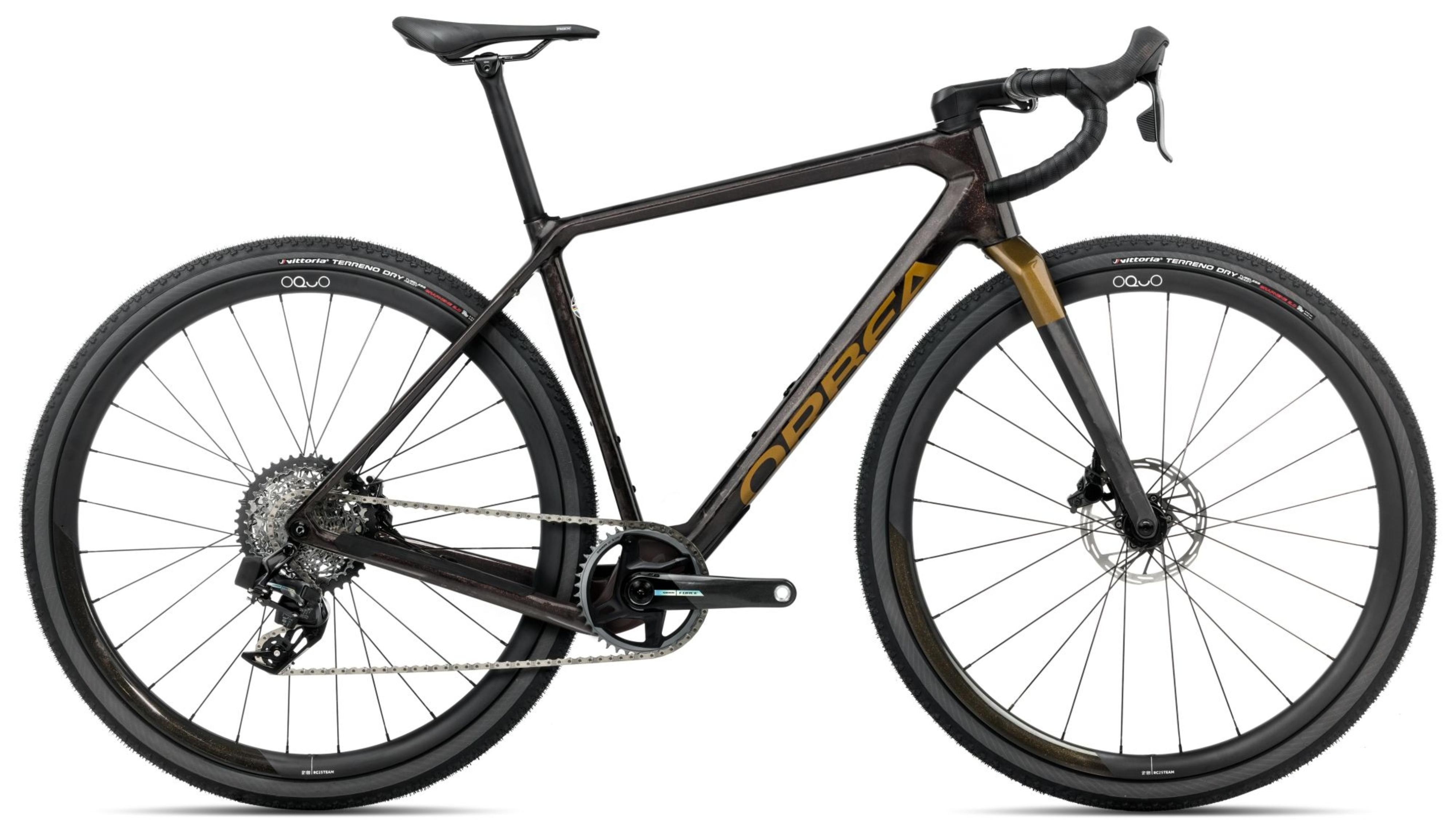 Orbea TERRA M21eTEAM 1X Cosmic Carbon View - Metallic Olive Green (Gloss)
