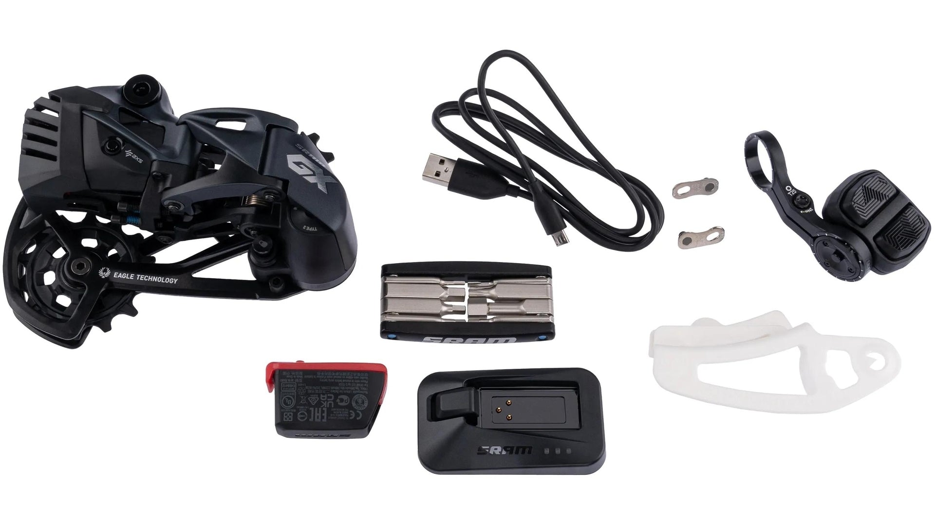 SRAM GX AXS Eagle Upgrade Kit 12-fach inkl. Batterie, POD  schwarz lunar