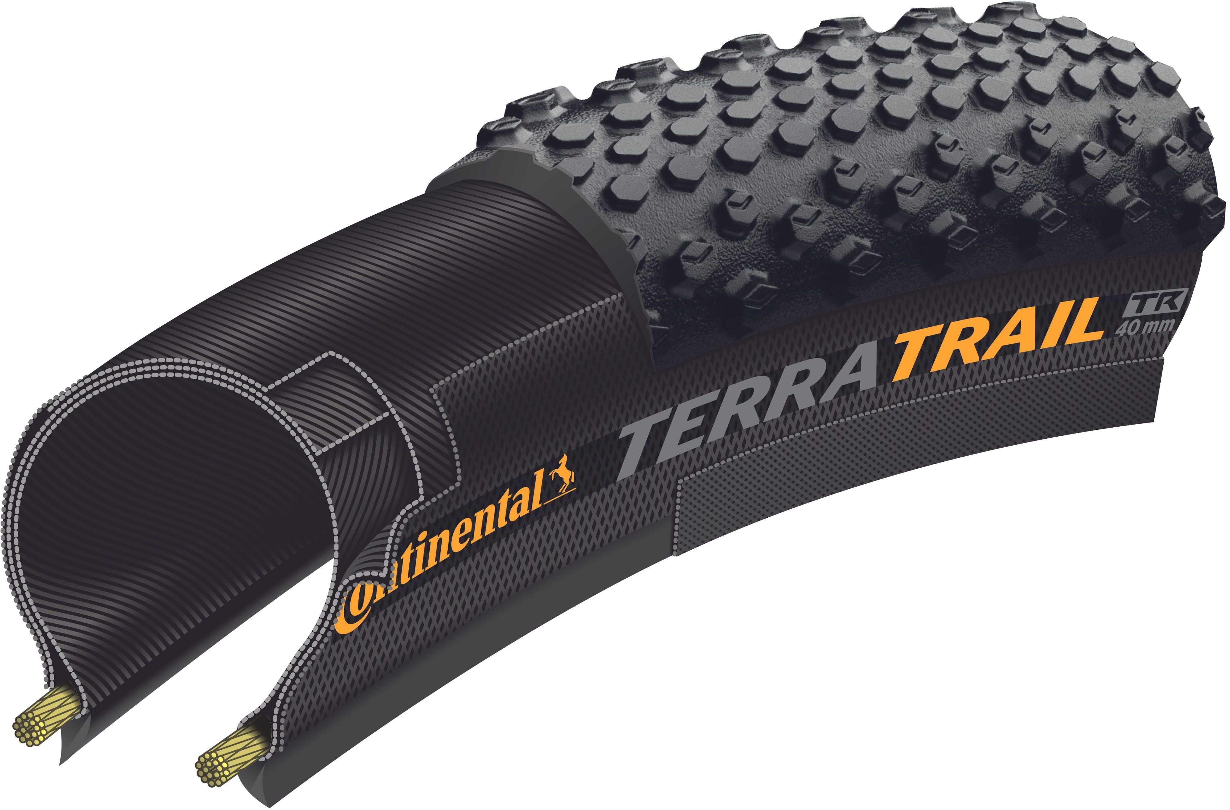 Continental Terra Trail ProTection Faltreifen 700x40C TLR schwarz