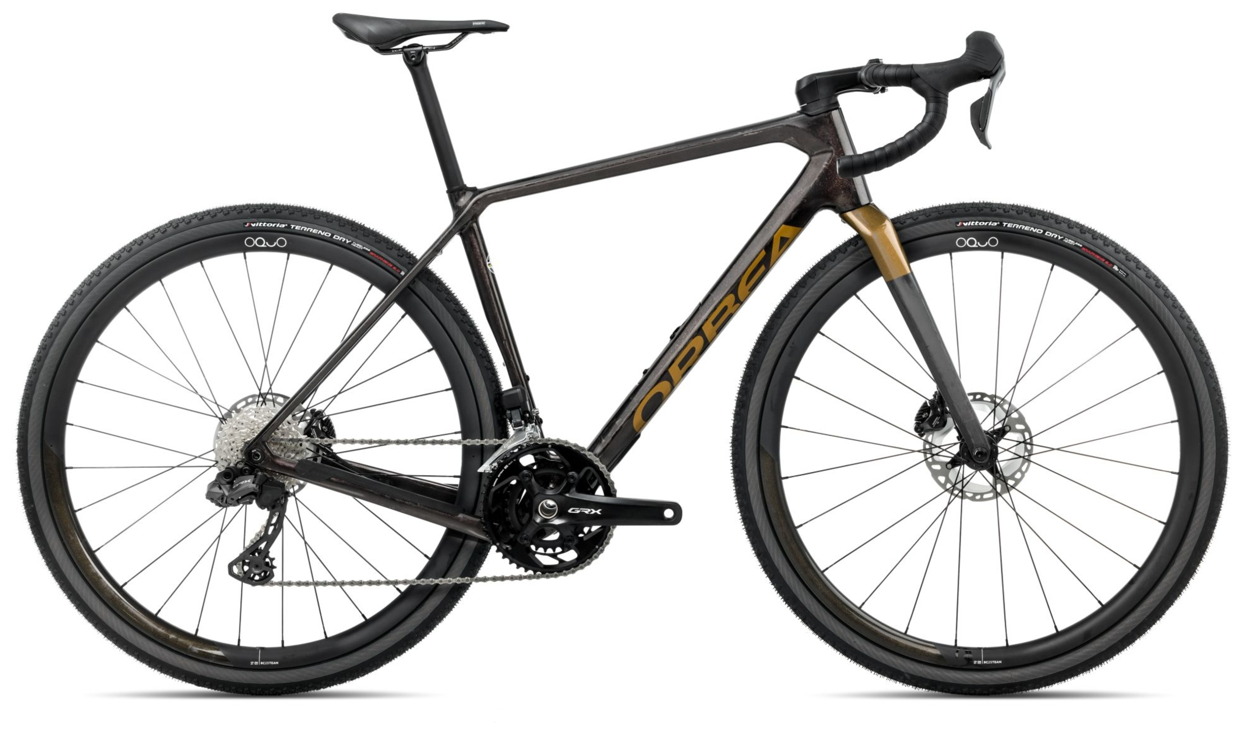 Orbea TERRA M20iTEAM Cosmic Carbon View - Metallic Olive Green (Gloss)