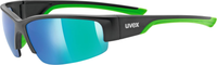 uvex Sportstyle 215 Radbrille | Black Mat Green / Mirror Green – aktuelle Variante