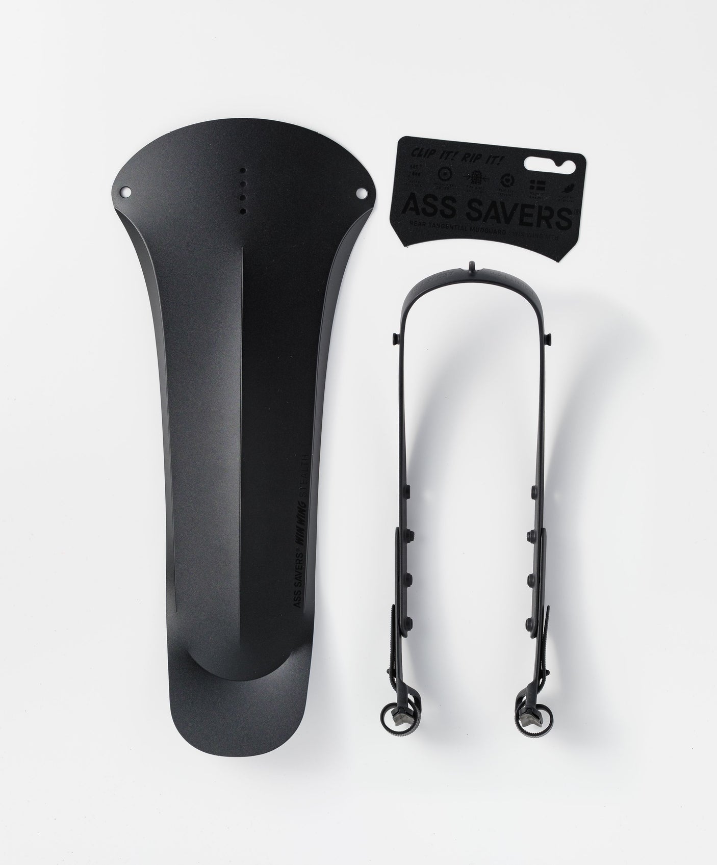 Ass Savers WMS-1 Win Wing MTB Spritzschutz HR  stealth