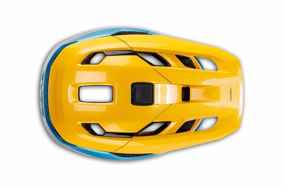 CUBE Helm TROOPER yellow´n´blue´n´pink