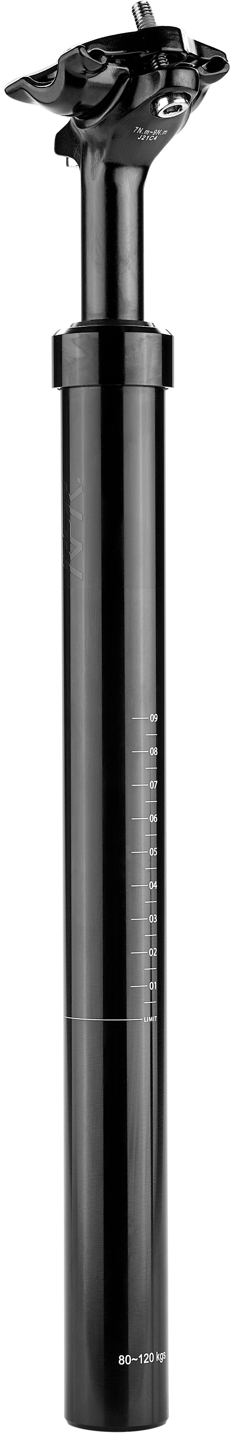 RFR Gefederte Sattelstütze (80 - 120 kg) Ø 27,2mm black
