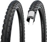 Schwalbe LandCruiser Plus Perform Drahtreifen 28x1.60" PunctureG E-25 Green Compound Reflex schwarz